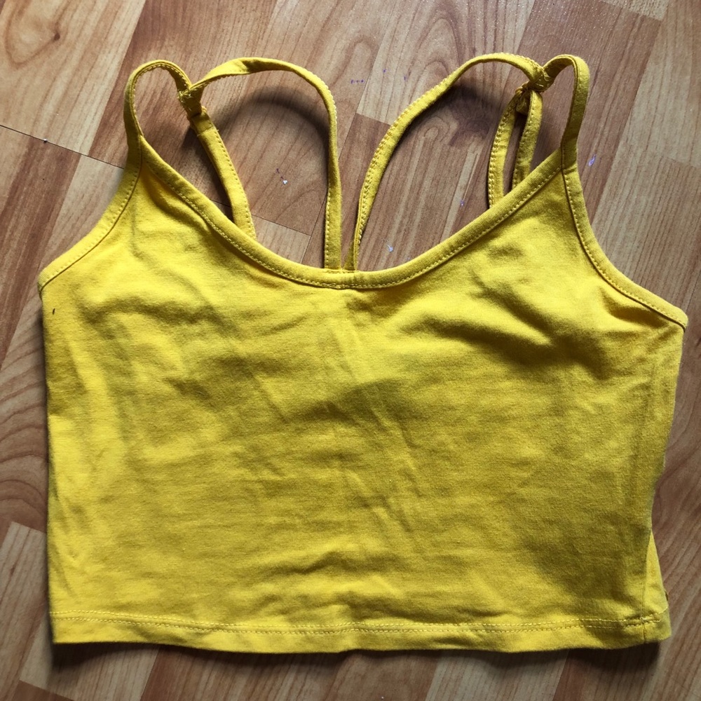Yellow Crop Top